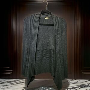 black sparkle cardigan sweater